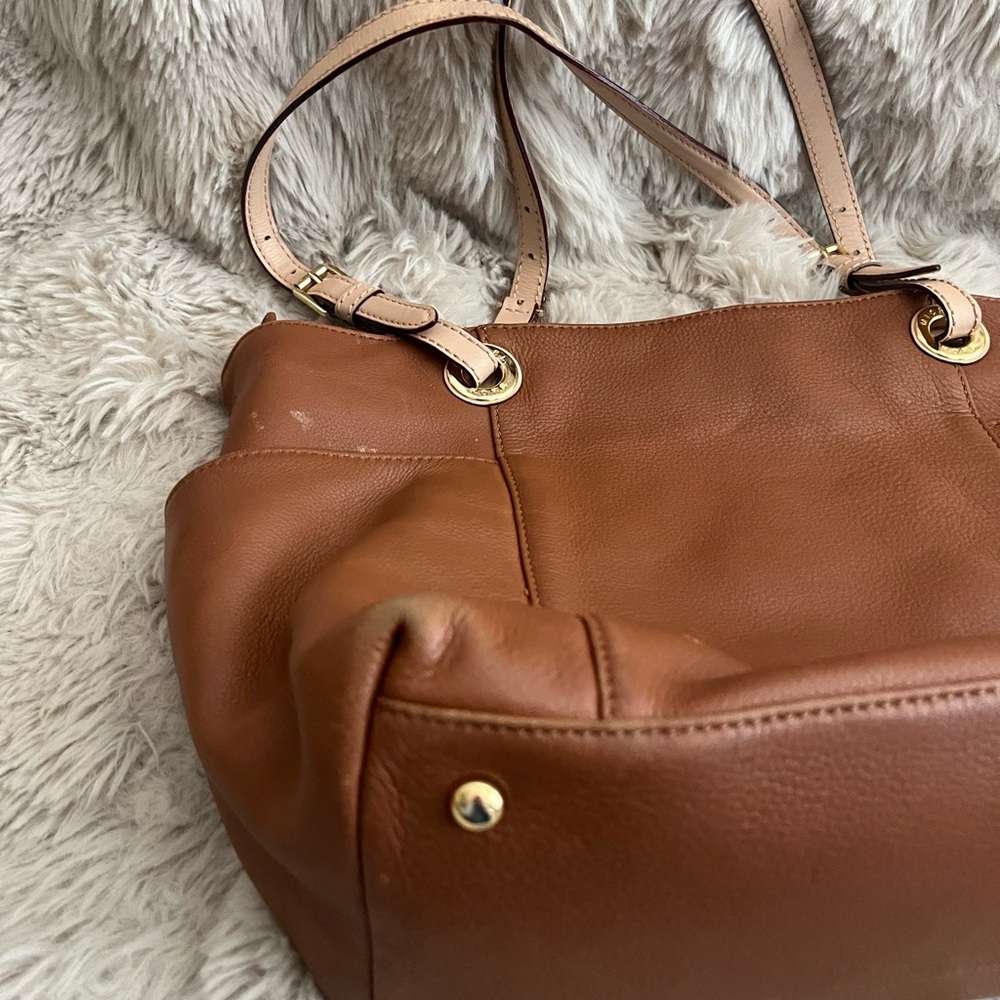 Michael Kors Tan Leather Tote - Picture 5 of 5